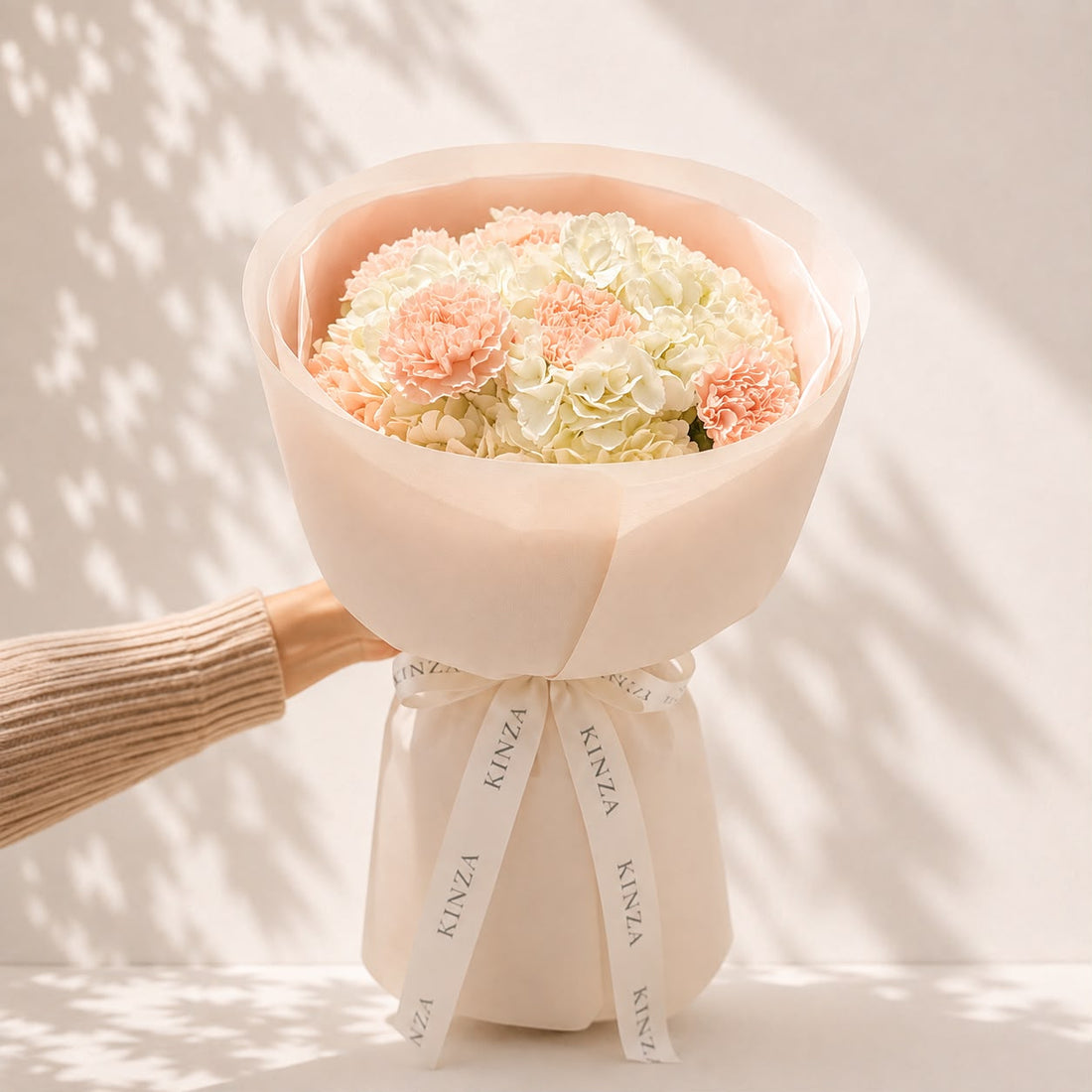 Kinza Blush & Ivory Bouquet